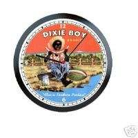 Dixie Boy Watermelon Black Americana Wall Clock #244  