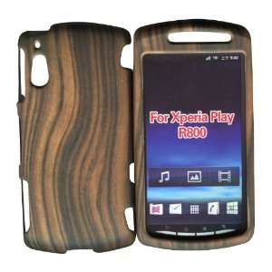  Dark Wood Pattern Sony Ericsson Xperia Play R800i Hard 