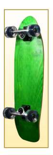 Blank GREEN Complete Longboards Mini Cruiser Skateboard  