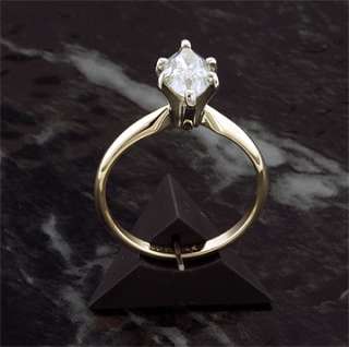 75 CT 14KTT MOISSANITE MARQUISE SOLITAIRE RING  