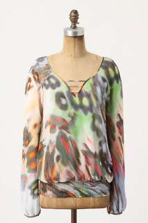 Tossed Gardenias Blouse   Anthropologie