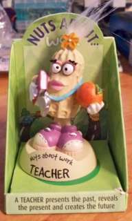 Teacher   Nuts About Work Figurine   NEW  