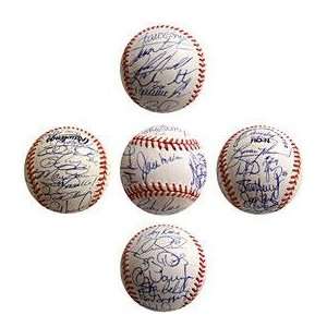 1999 Cincinnati Reds Team Autographed Baseball   Autographed Baseballs