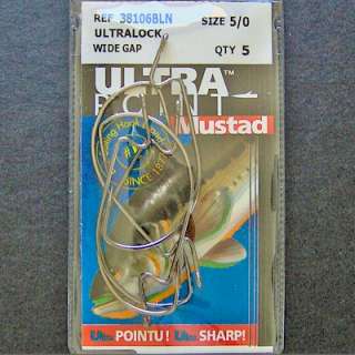 Mustad UltraLock Heavy & Light Wire Casting Hooks  