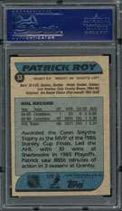 1986 87 Topps #53 Patrick Roy PSA/DNA Gem Mint 10  