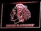 CHICAGO BLACKHAWKS Hockey NR Neon Light Bar Sign BRAND NEW NO TAX