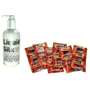   Lubricated 108 condoms Liquid Silk 250 ml Lube Personal Lubricant
