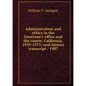 com Administration and ethics in the Governors office and the courts 