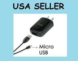 OEM HOME CHARGER + USB DATA CABLE FOR HTC EVO 4G SPRINT  
