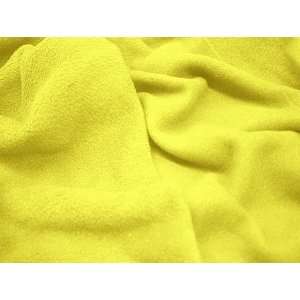 60 Wide Yellow Polar Fleece Fabric By the Yard  Kitchen 