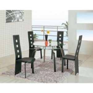   Modern Dinette 5 Piece Set   Available In 3 Colors