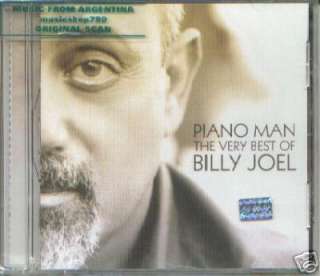 BILLY JOEL, PIANO MAN, THE VERY BEST. IN ENGLISH. FACTORY SEALED CD.