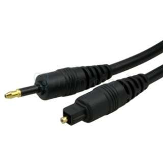6FT Digital Optical Audio TosLink to Mini Cable Gold  