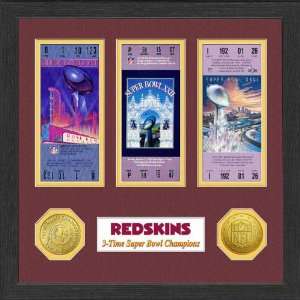  Washington Redskins SB Championship Ticket Collection 