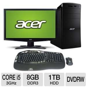  ACER I5 PC/Acer 23.6 LCD/Logitech Wireless Combo 