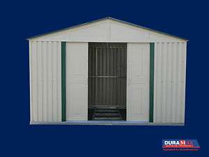 DuraMax 10x6 Teton Vinyl Storage Shed Kit w/ Floor (20224)   Ivory w 