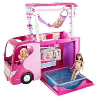Its the ultimate camping experience for Barbie and her sisters with 