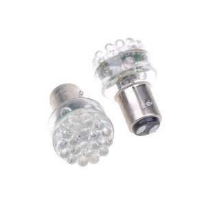  T25 1157 24 LED White Wedge Tail Light Lamp Bulb DC 12V 