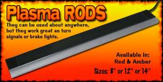 Inch Red Plasma Rods (pair)  