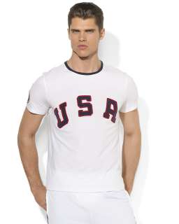 Ralph Lauren Team USA Olympic Ringer T Shirt  