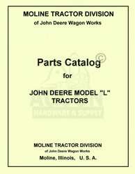 John Deere L Tractor Parts Manual Catalog JD 1937 1946  