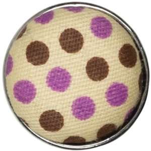  Snap In Style Metal Accent 1/Pkg Polka Dot