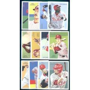  2010 Topps National Chicle Philadelphia Phillies 12 Card 