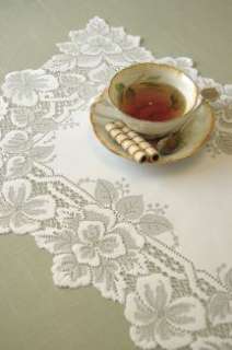 Heritage Lace Heirloom Placemat 14 x 20 Ecru/White  