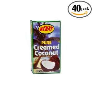 KTC Pure Creamed Coconut, 200 Gram Boxes Grocery & Gourmet Food