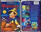 Pinocchio VHS, 1993 012257239034  