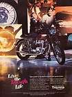 1972 Triumph Tiger 650 Motorcycle Original Color Ad  