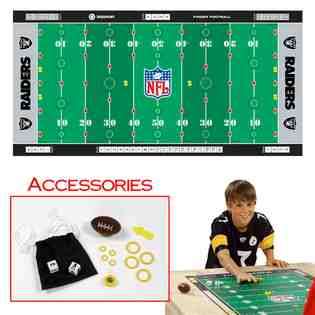 Unknown NFL Licensed Finger Football Game Mat   Raiders 