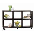 Accsense Northfield Rolling Room Divider and Bookcase