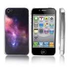   Snap On Clear iPhone Cover Case for iPhone 4/4s   Space Galaxy