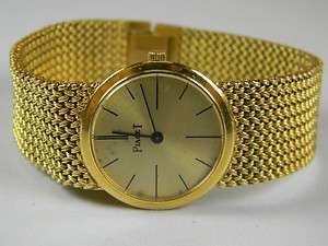   Piaget Vintage 18K Solid Yellow Gold Womens Watch Wind Movement