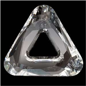   4737 30mm Cosmic Triangle Pendant Crystal (1) Arts, Crafts & Sewing