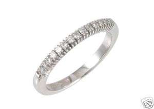 Diamond Stack Rings or Ring Guards. 14kt White Gold  