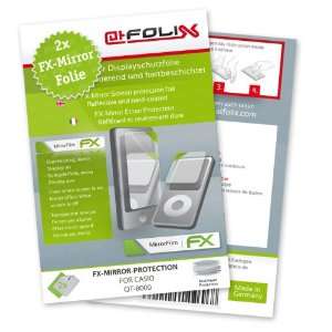  2 x atFoliX FX Mirror Stylish screen protector for Casio 