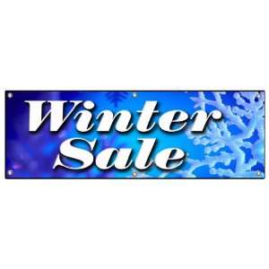  72 WINTER SALE BANNER SIGN store clearance signs Patio 
