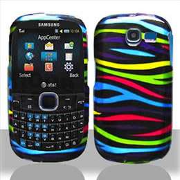Rainbow Zebra Hard Case Cover For Samsung SGH A187  