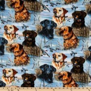  60 Wide Wonderama Wild Wings Fleece Dogs Fabric By The 