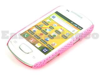 Mesh Back Cover Case Samsung S5570 Galaxy Mini Pink  