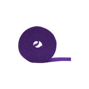    Wrap Strap 1 Roll, Purple Hook & Loop Tie, Made in USA Electronics