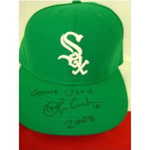 Orlando Cabrera Game Used Green Hat