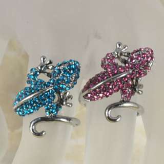   10pcs Antique Silver Plated Cute Scorpion Animal Cocktail Ring  