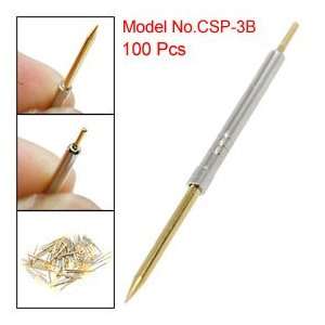  CSP 3B 100 Pcs Spear Tipped Spring Loaded Test Probes Pins 