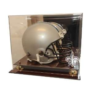  New Orleans Saints Mahogany Finished Acrylic Helmet 
