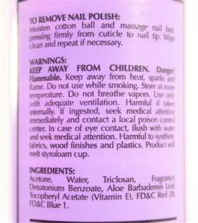 New) Onyx Nail Polish Remover Lavender Scent 16oz  