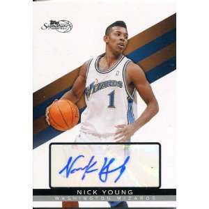 Nick Young Autographed 2009 Topps Card