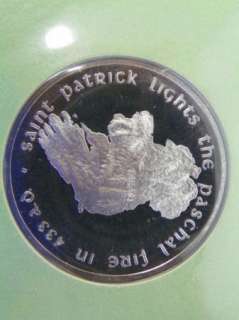 1973 St. Patricks Day Commemorative Medal, .999 Fine Silver A248 